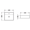 Mexen Mini lavabo sur plan 40 x 30 cm, noir mat - 21094085