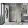 Mexen Mist porte de douche pivotante 110 cm, transparent, doré - 8A7-110-000-50-00