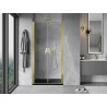 Mexen Mist porte de douche pivotante 110 cm, transparent, doré - 8A7-110-000-50-00