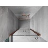 Mexen Mist porte de douche pivotantes 100 cm, transparent, cuivre brossé - 8A7-100-000-65-00