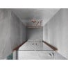 Mexen Mist porte de douche pivotante 120 cm, transparent, cuivre brossé - 8A7-120-000-65-00