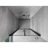 Mexen Mist porte de douche pivotante 100 cm, cadre noir, noir - 8A7-100-000-70-70
