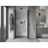 Mexen Mist porte de douche pivotante 100 cm, cadre noir, noir - 8A7-100-000-70-70