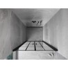 Mexen Mist porte de douche pivotante 85 cm, grille noire, noir - 8A7-085-000-70-77