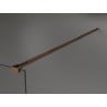 Mexen Kioto paroi de douche Walk-in 80 x 200 cm, ombre noire 8 mm, or rose - 800-080-101-60-76