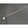 Mexen Kioto Paroi de douche Walk-in 90 x 200 cm, ombre noir 8 mm, nickel brossé - 800-090-101-97-76