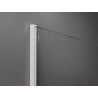 Mexen Kioto paroi de douche Walk-in 80 x 200 cm, ombre blanche 8 mm, blanc - 800-080-101-20-86
