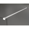 Mexen Kioto Panneau de douche Walk-in 120 x 200 cm, ombrée blanche 8 mm, blanche - 800-120-101-20-86