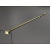 Mexen Kioto paroi de douche Walk-in 150 x 200 cm, ombrée blanche 8 mm, or brossé - 800-150-101-55-86