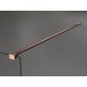 Mexen Kioto paroi de douche Walk-in 120 x 200 cm, ombre blanche 8 mm, cuivre brossé - 800-120-101-65-86