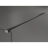 Mexen Kioto paroi de douche Walk-in 140 x 200 cm, ombrée blanche 8 mm, métal gun - 800-140-101-95-86