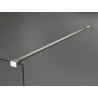 Mexen Kioto Paroi de douche Walk-in 90 x 200 cm, ombre blanc 8 mm, nickel brossé - 800-090-101-97-86
