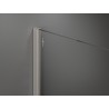 Mexen Kioto Paroi de douche Walk-in 90 x 200 cm, ombre blanc 8 mm, nickel brossé - 800-090-101-97-86
