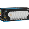 Mexen Vintis 10x Ampoule filament LED E27, G80, 6W, Chaude - 2700K, 720 lm, transparente - L155-E27-0627-00x10