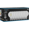 Mexen Vintis 10x Ampoule à filament LED E27, G80, 6W, Neutre - 4000K, 720 lm, clair - L155-E27-0640-00x10