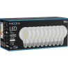 Mexen Vintis 10x Ampoule filament LED E27, G80, 8W, Neutre - 4000K, 1055 lm, clair - L155-E27-0840-00x10