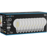 Mexen Vintis 10x Ampoule filament LED E27, G80, 10W, Neutre - 4000K, 1320 lm, claire - L155-E27-1040-00x10