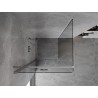 Mexen Mist-F cabine de douche pliante gauche 80 x 80 cm, transparent, chrome - 8A6T-080-080-01-00-L