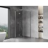 Mexen Mist-F cabine de douche pliante gauche 100 x 100 cm, transparent, chrome - 8A6T-100-100-01-00-L