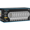 Mexen Vintis 10x Ampoule filament LED E27, G95, 2W, Chaude - 2200K, 150 lm, fumé - L157-E27-0222-70x10