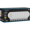 Mexen Vintis 10x Ampoule LED filament E27, G95, 4W, Chaude - 2700K, 470 lm, claire - L157-E27-0427-00x10