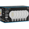 Mexen Vintis 6x Ampoule filament LED E27, G95, 8W, Neutre - 4000K, 1055 lm, clair - L157-E27-0840-00x06