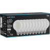 Mexen Vintis 10x ampoule filament LED E27, G95, 8W, Neutre - 4000K, 1055 lm, clair - L157-E27-0840-00x10