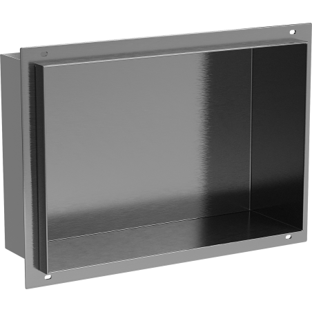 Mexen X-Wall-NR étagère encastrée sans rebord 30 x 20 cm, gris canon brossé - 19E1302010