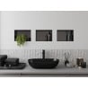 Mexen X-Wall-NR étagère encastrée sans rebord 30 x 20 cm, gris canon brossé - 19E1302010
