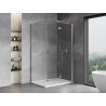 Mexen Mist-F cabine de douche pliante droite 120 x 110 cm, transparent, chrome - 8A6T-120-110-01-00-P