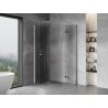 Mexen Mist-F Duo cabine de douche pliante gauche 110 x 95 cm, transparent, chrome - 8A6-110L-095P-01-00