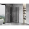 Mexen Mist-F Duo cabine de douche pliante 115 x 115 cm, transparent, chrome - 8A6-115L-115P-01-00