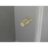 Mexen Mist-F cabine de douche pliante droite 80 x 100 cm, transparent, or brossé - 8A6T-080-100-55-00-P