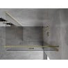 Mexen Mist-F cabine de douche pliable droite 90 x 120 cm, transparent, or - 8A6T-090-120-50-00-P