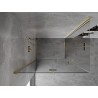 Mexen Mist-F Duo cabine de douche pliante gauche 95 x 70 cm, transparent, dorée - 8A6-095L-070P-50-00