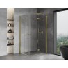 Mexen Mist-F Duo cabine de douche pliante droite 85 x 90 cm, transparent, dorée - 8A6-085L-090P-50-00