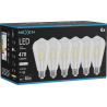 Mexen Vintis 6x Ampoule filament LED E27, ST64, 4W, Neutre - 4000K, 470 lm, claire - L152-E27-0440-00x06