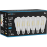 Mexen Vintis 6x Ampoule filament LED E27, ST64, 4W, Froid - 6500K, 470 lm, claire - L152-E27-0465-00x06