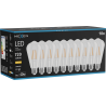 Mexen Vintis 10x Ampoule filament LED E27, ST64, 6W, Chaude - 2700K, 720 lm, claire - L152-E27-0627-00x10