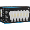 Mexen Vintis 6x Ampoule filament LED E27, ST64, 6W, Neutre - 4000K, 720 lm, transparent - L152-E27-0640-00x06
