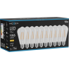 Mexen Vintis 10x Ampoule à filament LED E27, ST64, 8W, Chaude - 2700K, 1055 lm, clair - L152-E27-0827-00x10