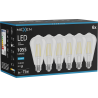 Mexen Vintis 6x Ampoule filament LED E27, ST64, 8W, Froid - 6500K, 1055 lm, clair - L152-E27-0865-00x06