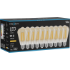 Mexen Vintis 10x Ampoule filament LED E27, ST64, 10W, Chaude - 2200K, 910 lm, ambre - L152-E27-1022-50x10