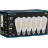 Mexen Vintis 6x Ampoule filament LED E27, ST64, 10W, Chaude - 2700K, 1320 lm, clair - L152-E27-1027-00x06