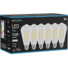 Mexen Vintis 6x Ampoule à filament LED E27, ST64, 10W, Neutre - 4000K, 1320 lm, clair - L152-E27-1040-00x06