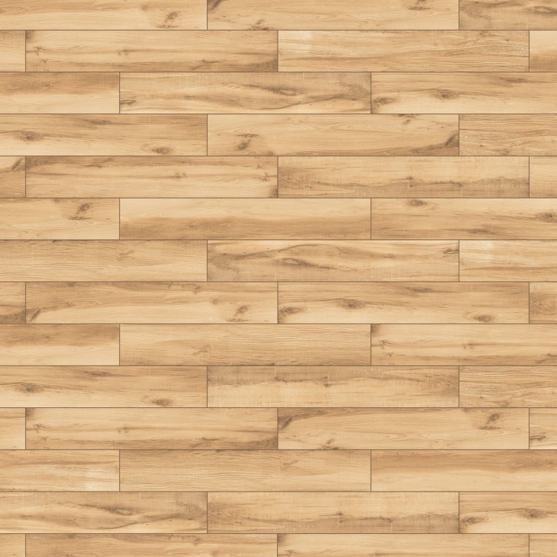Mexen Indica Gres émaillé rectifié Honey G1, carreau effet bois sol-mur 120 x 20 cm, mat - TL604-120-020-03