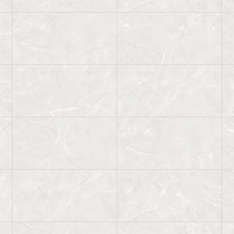 Mexen Boca Bianco grès émaillé rectifié G1, carreau de sol et mural 120 x 60 cm, carving - TL403-120-060-00