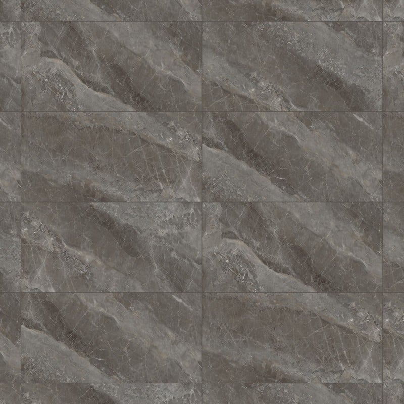 Mexen Rowan Grès gris émaillé rectifié G1, carreau sol-mur 120 x 60 cm, carving - TL404-120-060-01