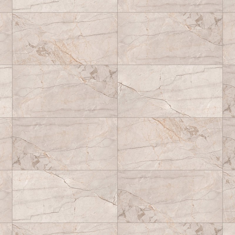 Mexen Morella Crema grès émaillé rectifié G1, carreau sol-mur 120 x 60 cm, carving - TL412-120-060-01