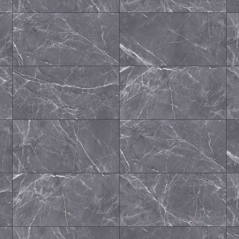 Mexen Vennisa Nero grès émaillé rectifié G1, carreau sol et mur 120 x 60 cm, carving - TL426-120-060-03